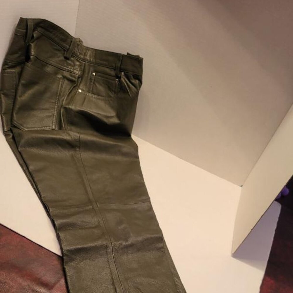 Newport News  Olive leather Pants